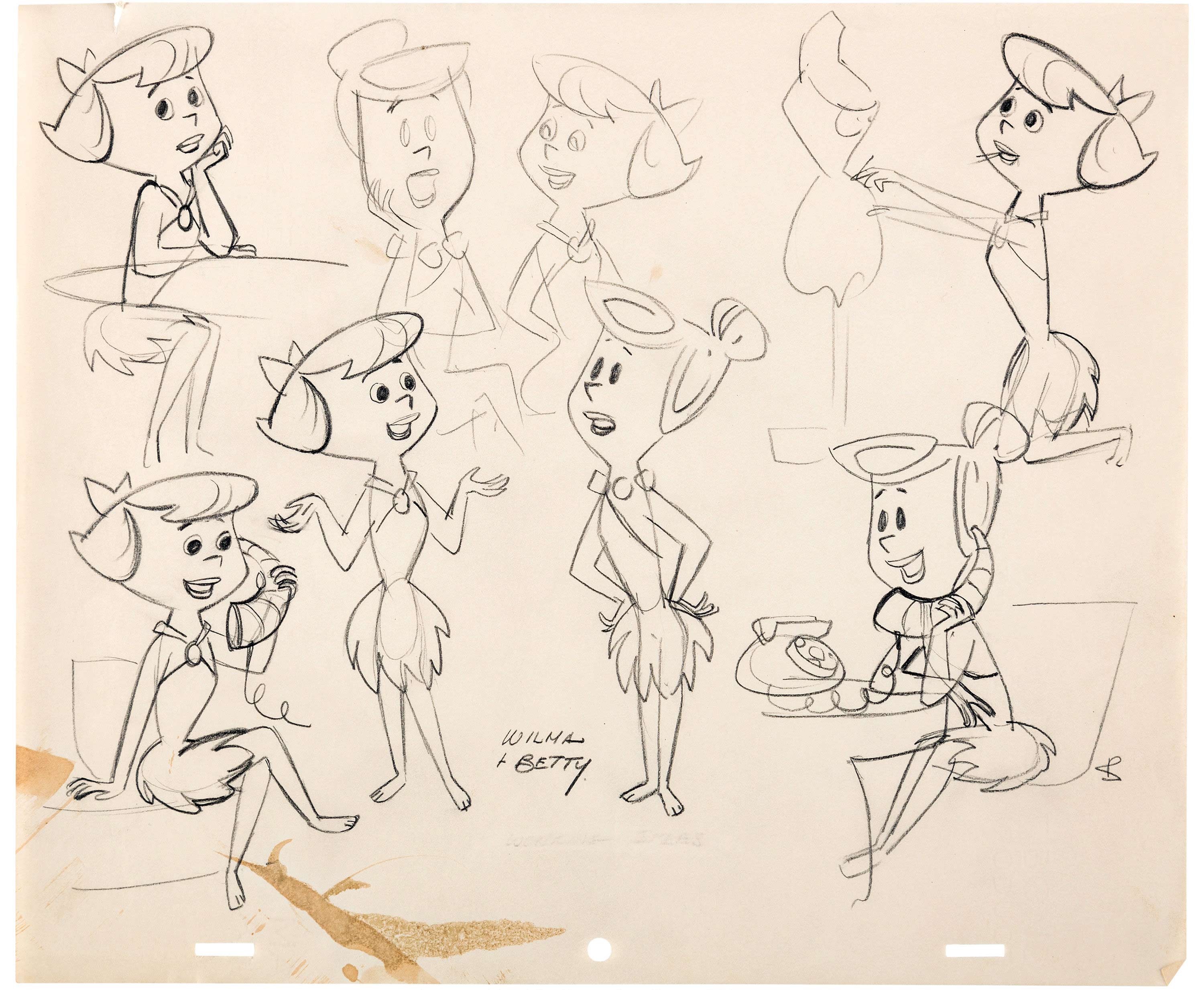 The-Flintstones-Wilma-and-Betty-Model-Sheet