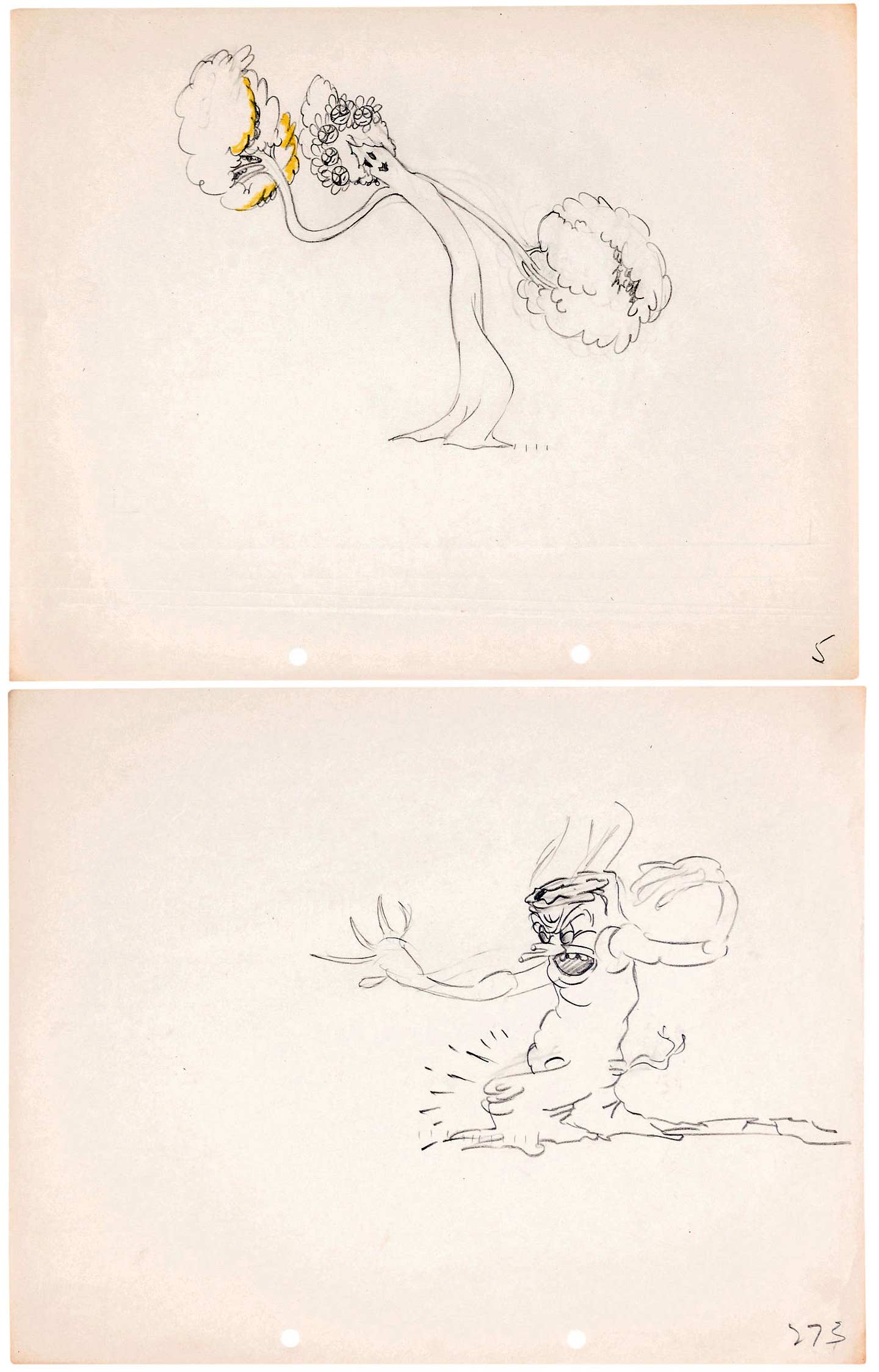 Flowers and Trees Animation Drawings (Walt Disney, 1932) – anima