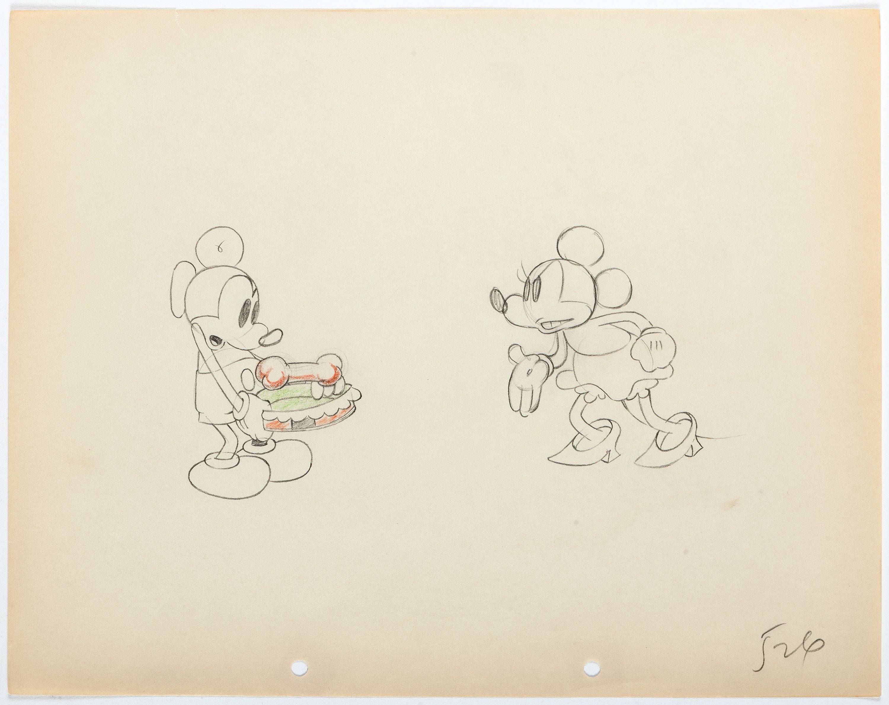 Mickey Mouse original drawings – anima